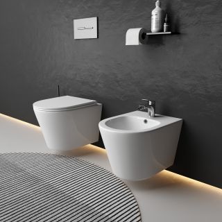 Биде подвесное Ceramica Nova Forma CN3012 белый